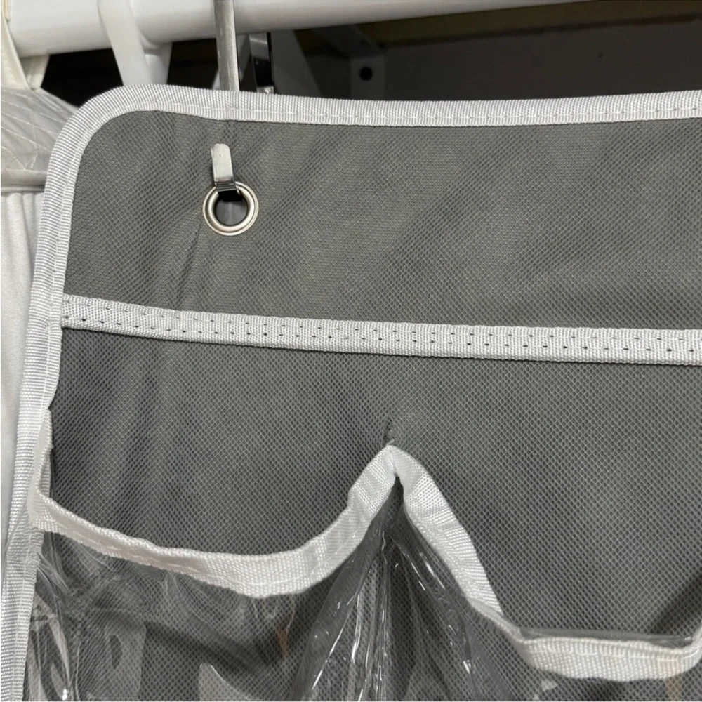 Gray Hanging Closet Organizer